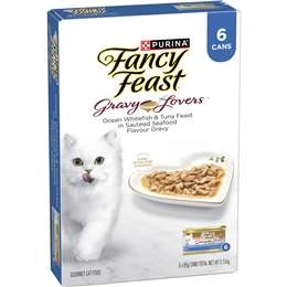 Fancy Feast Gravy Lovers Fish & Tuna Cat Food 85g X 6 Pack