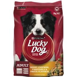 Lucky Dog Adult Chicken, Vegetable & Pasta Dry Dog Food 3kg