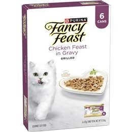 Fancy Feast Chicken Feast With Gravy Cat Food 85g X 6 Pack