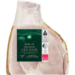 Woolworths Quarter Leg Ham 1.7kg - 3kg