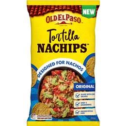 Old El Paso Nachips Tortilla Corn Chips Original 350g