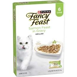 Fancy Feast Salmon Feast In Gravy Cat Food 85g X 6 Pack