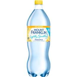 Mount Franklin Lightly Sparkling Water Pineapple 1.25l