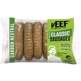 Veef Plant Based Classic Sausages  300g