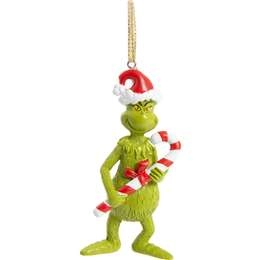 Christmas 3d Ornament Grinch With Candy Cane Each