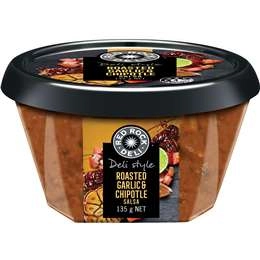 Red Rock Deli Roasted Garlic & Chipotle Salsa 135g