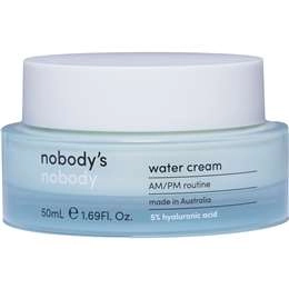 Nobody's Nobody Water Cream With 5% Hyaluronic Acid 50ml