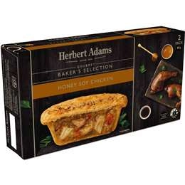 Herbert Adams Honey Soy Chicken Pies  2 Pack