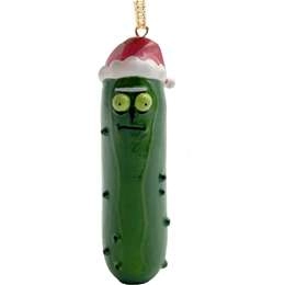 Christmas 3d Ornament Pickle Rick  Each