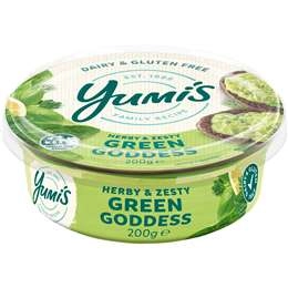 Yumi's Green Goddess Dip Hommus 200g