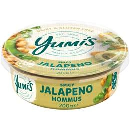 Yumi's Spicy Jalapeno Hommus  200g