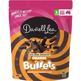 Darrell Lea Dark Chocolate Orange Bullets  200g