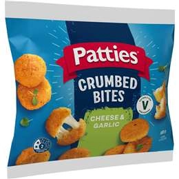 Patties Crumbed Bites Cheese & Garlic  500g