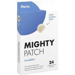 Hero Mighty Patch Invisible+ Hydrocolloid Patches 24 Pack