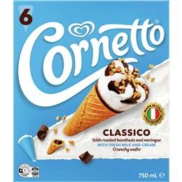 Cornetto Classico  6 Pack