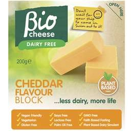 Bio Cheese Dairy Free Cheddar Block  200g