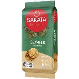 Sakata Rice Cracker Biscuits Seaweed 80g