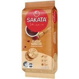 Sakata Rice Cracker Biscuits Bbq 90g