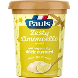 Pauls Zesty Limoncello Thick Custard  600g