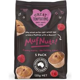 Great Temptations Mufnutz  5 Pack