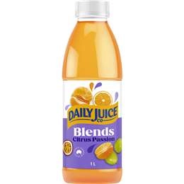 Daily Juice Co Blends Citrus Passion  1l