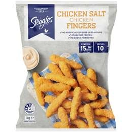 Steggles Chicken Salt Chicken Fingers  1kg