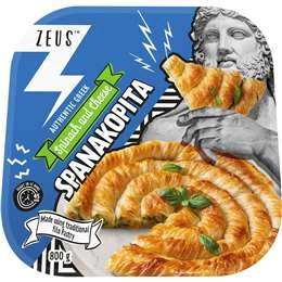 Zeus Spanakopita Spinach & Cheese 800g