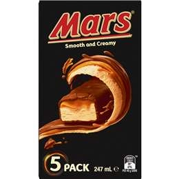 Mars Frozen Dessert Bars  5 Pack