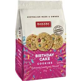 Bakers Finest Birthday Cake Cookies  275g