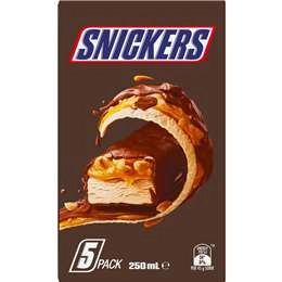 Snickers Frozen Dessert Bars  5 Pack