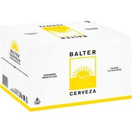 Balter Cerveza Bottles  355ml X 24 Case