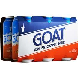 Mountain Goat Very Enjoyable Beer Cans 375ml X6 Pack