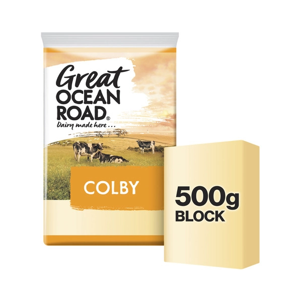 Great Ocean Road Colby Cheese Block 500g