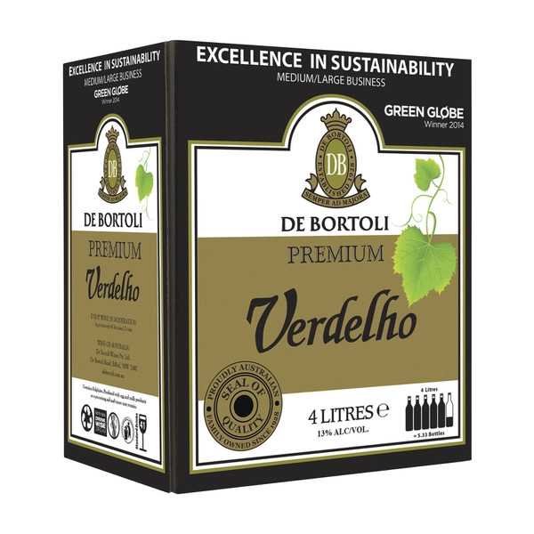 De Bortoli Premium Verdelho Cask 4Litre 1 Each