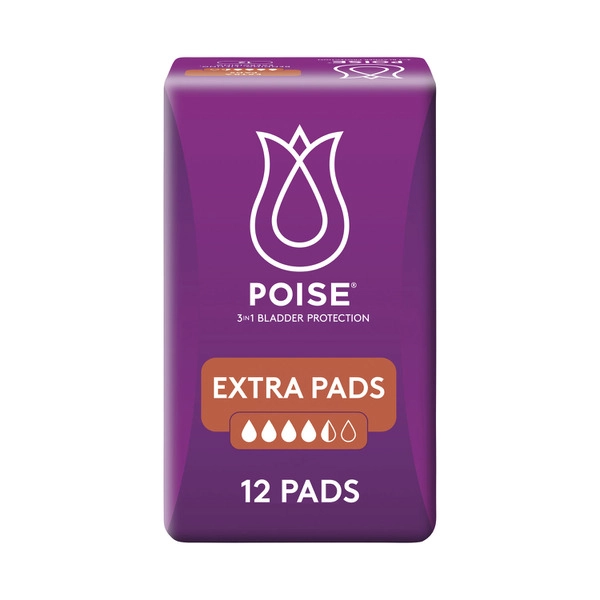 Poise Pads For Bladder Leaks Extra 12 pack