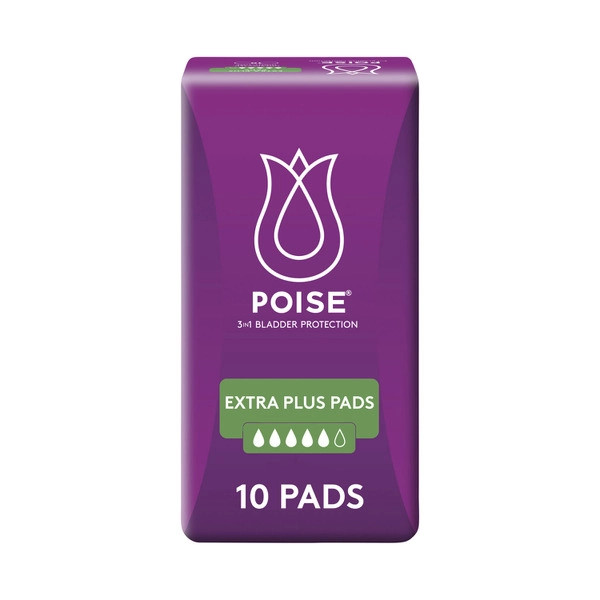 Poise Pads For Bladder Leaks Extra Plus 10 pack