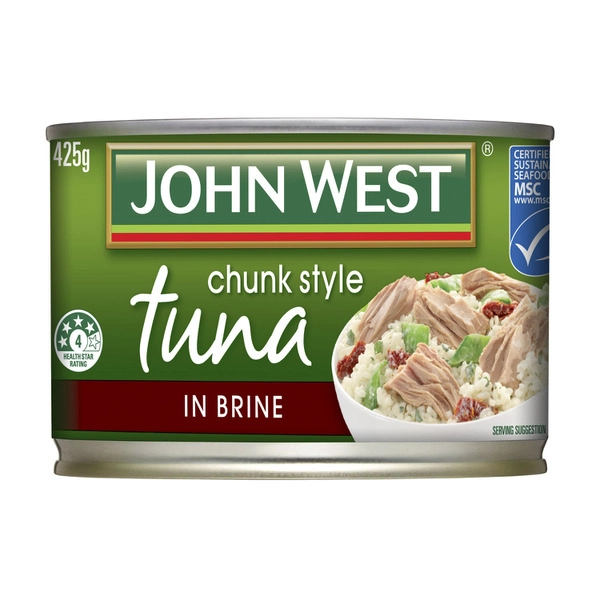 John West Chunk Style Tuna in Brine 425g