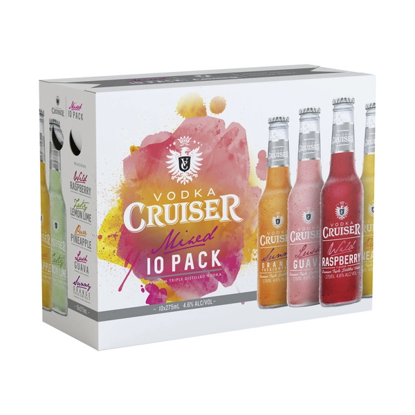 Vodka Cruiser Mixed 275mL 10 Pack