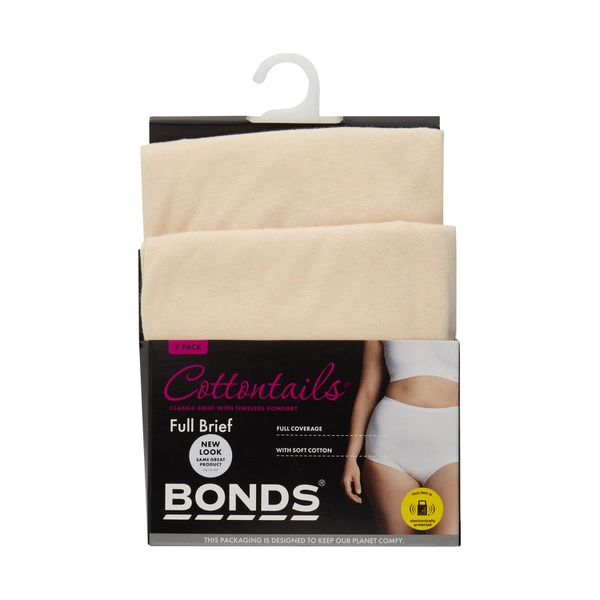 Bonds Womens Original Cottontails W0M221 Size 14/16 2 pack