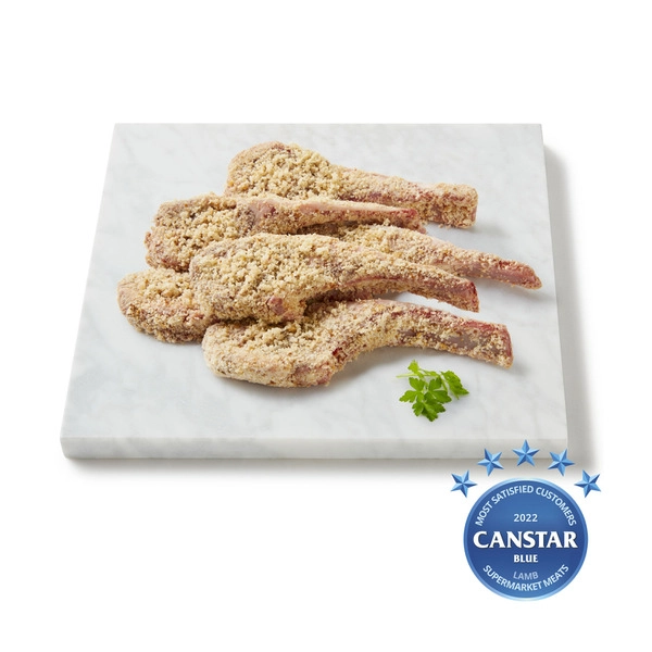 Coles Meat Servery Crumbed Lamb Cutlets approx. 500g