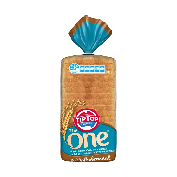 Tip Top The One Wholemeal Sandwich Bread 700g