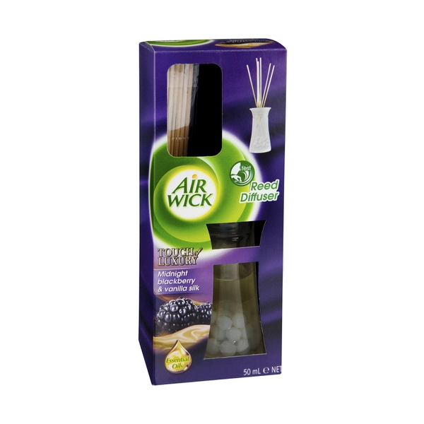 Air Wick Touch of Luxury Midnight Blackberry & Vanilla Silk Reed Diffuser 50mL