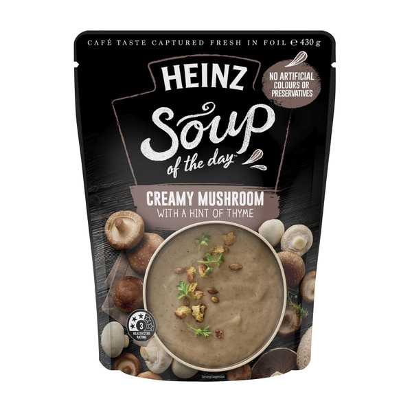 Heinz Soup Of The Day Mushroom & Thyme Vegetable Soup 430g