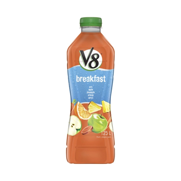 Campbells V8 Juice 1.25l CAMPBELLS V8 JUICE:BREAKFAST:.:1.25 LITRE 