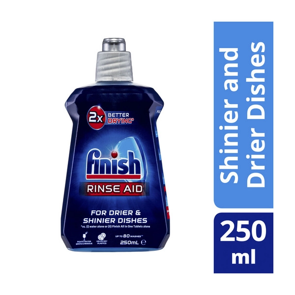 Finish Regular Rinse Aid For Drier & Shinier Dishes 250mL