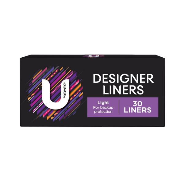 U by Kotex Designer Series Liners 30 pack