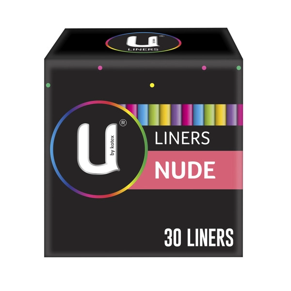 U by Kotex Nude Liners 30 pack