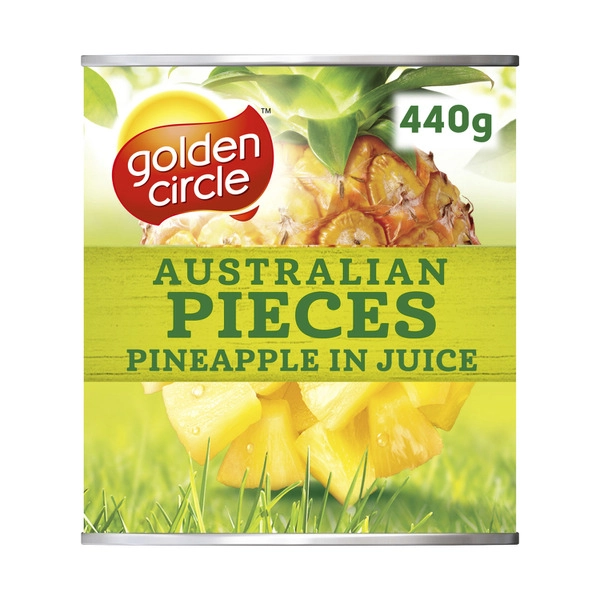 Golden Circle Pineapple Pieces in Natural Juice Canned 440g