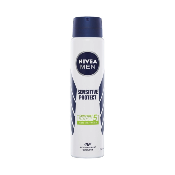 Nivea Men Sensitive Protect Aerosol Antiperspirant Deodorant 250mL