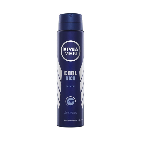 Nivea Men Cool Kick Aerosol Antiperspirant Deodorant 250mL